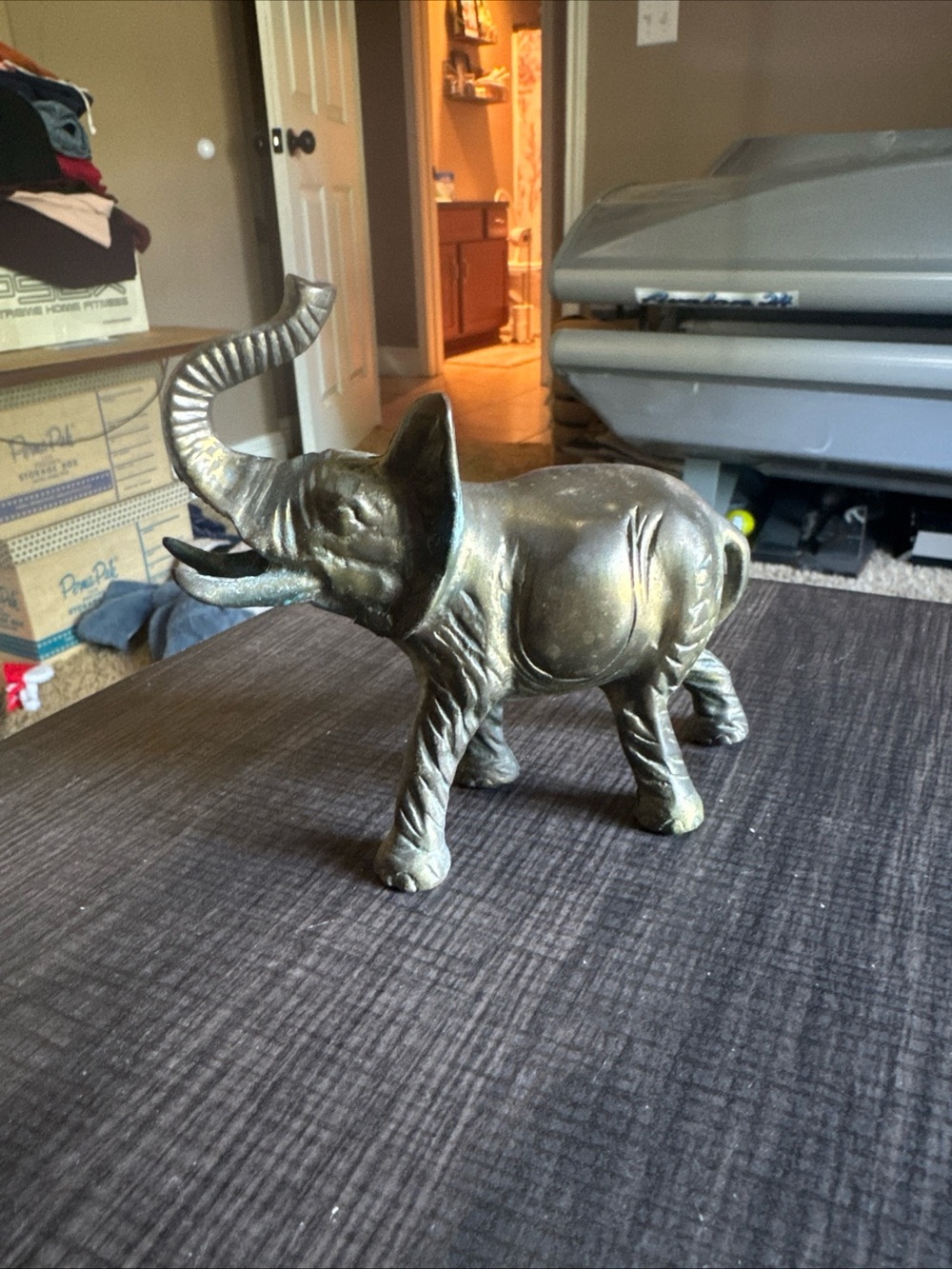 vintage brass elephant figurine 4.5”x 4.5” - Picture 12 of 12